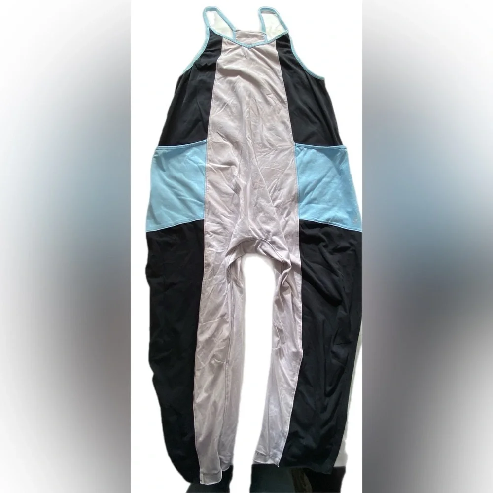 FP Movement Colorblock Hot Shot Onesie Gray Black Blue Medium - Picture 5 of 16